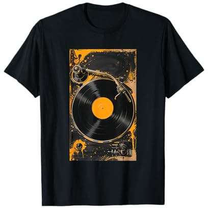 Orange For The Record Graphique couleur orange T-Shirt