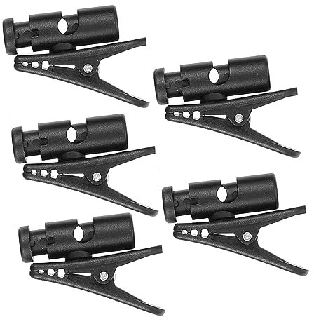5 Piezas Clip de Cable de Auriculares Cable Clips Clip Cable Clip de fijación de Auriculares Clip para Auriculares para Ropa Clips de Cables de Auriculares Pinzas para Auriculares DOITOOL