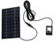 Pompa Ad Acqua Solare 9 V 1,8 W, Kit 9 V 1,8 W Facile Montaggio Anti Intasamento 4 Ugelli Laghetto in Rete con Filtro Decorativo per Piscina da Giardino Potenza Elevata stabilità