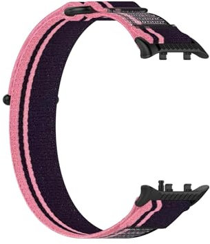 Cinturino Wild Path Loop adatto for cinturino intrecciato for Huawei Watch D2(Pink+Purple)