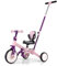 Milly Mally Tricycle Optimus Max Tricycle 5 en 1 pour bébé Rose Vélo Draisienne Tricycle pour Enfants de 1-3 Ans Vélo d'Entraînement d'Équilibre