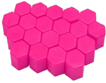 MOIKOTLR 20 Stück Radschraubenkappen, für Volvo XC60 2009-2017 Anti-Staub Radmutternkappen Auto Rad Hub Schraube Schutz Dekoration Zubehör,D-19mm