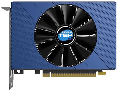 SIMPLETEK - Kompakte 6 GB GDDR6 Grafikkarte für Workstation und Gaming, 3 DisplayPort-Ausgänge, 1 HDMI-Ausgang, flaches Profil-Design, PCIe-Schnittstelle