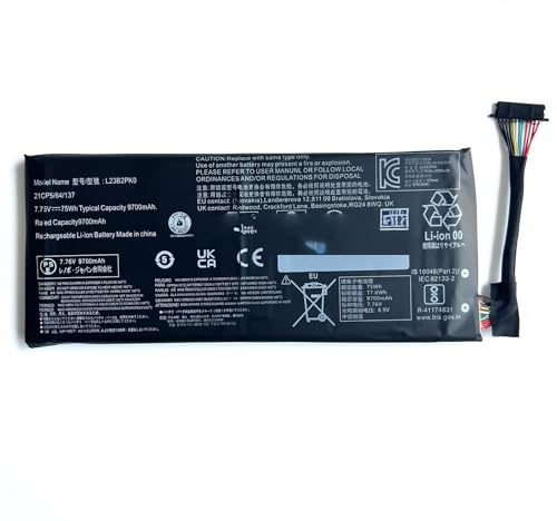 81 Wh Extended Capacity L23B2PK0 Laptop Battery Compatible With Lenovo Legion Go 8APU1 Z1 Extreme Gaming Handheld Upgrade DIY L23M2PK0