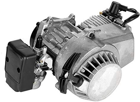RASTKY 2 Stroke Pull Start Engine Motor Pit QUAD Bike ATV with Aluminum Alloy Pull Start Starter Moto Chopper ATV QUAD Bike Scooter 2 Stroke