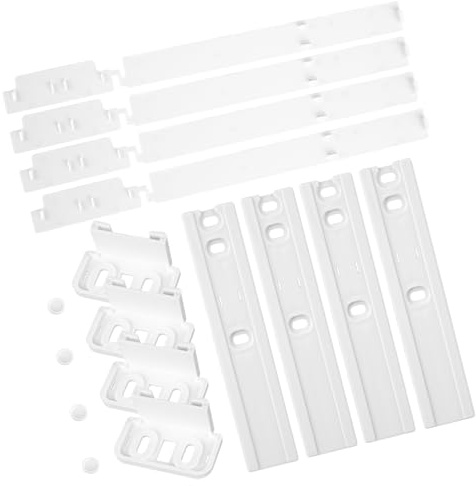 Türmontageset Schlepptür Schleppscharnier Befestigung Halterung für Einbau-Kühlschrank mit dem Originalcode C00312150 für Whirlpool für Bauknecht für Indesit für Ignis 481231019131