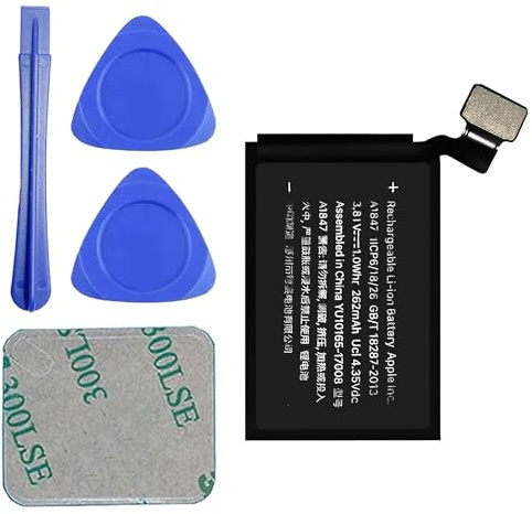 ERYNK A1847 Replacement Battery Compatible with Apple Watch Series 3 38 mm GPS Version Replacement Battery with Tool Kit