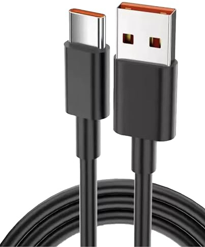 DUSTEWQ Replacement USB A to USB C doorbell camera charging cable Compatible with Google Nest, AOSU, Botslab, Blink, Tapo, Oura Ring 4/Gen 3 and Eufy doorbell cameras and more (5FT)
