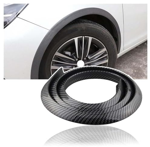 GSXOZCET Auto Radlauf Schutz, für Smart Forfour Fortwo 453 451 450 Auto Radlauf Kotflügelschoner Schutzleisten Dekoration, Auto-Protektor und Dekoration,Carbon Fiber