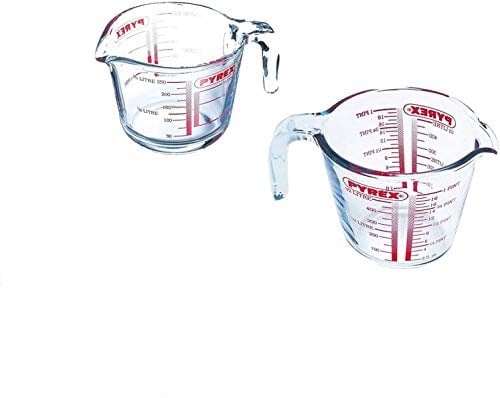 Pyrex 2 Piece Jug Set 0.5lt / 0.25lt