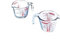 Pyrex Lot de 2 pichets 0,5 l/0,25 l