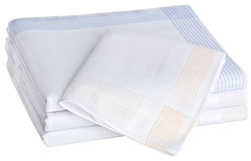 Tobeni 12 Damentaschentücher Stofftaschentücher 100% Baumwolle | Größe 30x30 cm, 12er-Pack, gekämmte reine Baumwolle, bunte Designs, nachhaltig, hygienisch waschbar, kochfest bis 95°C