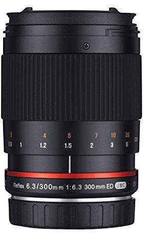 Samyang 300mm F6.3 réflex de Lente para conectar Olympus 4/3