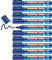 edding 380 Flipchart-Marker - blau - 10 Stifte - Rundspitze 1,5-3 mm - Stift zum Schreiben, Zeichnen und Markieren auf Flipcharts - Tinte schlägt nicht durch Papier - trocknet nicht aus - farbintensiv