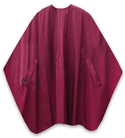 TD CLASSIC Haarschneideumhang burgundrot