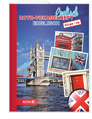 ROTH Vokabelheft Klapp-Up Englisch 1, DIN A4, 2-spaltig