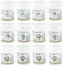 Senagold Schüssler Salze Nr. 1-12 - Schüßler Salze Set je 400 Stück - Gluten- & Alkoholfrei nach HAB - Schüsslersalze hergestellt nach Homöopathischem Arzneibuch in Deutschland - (12x400 Tabletten)