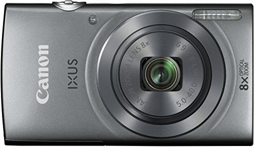 Canon Ixus 160 Appareil Photo numérique Compact Ecran LCD 2,7'' (6,86 cm) 20 Mpix Zoom Optique 8X USB Argent