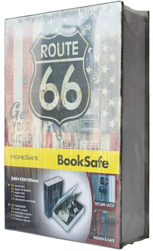 SEPOX Big Book Safe with Key Lock Real Paper Cover Steel Interior Diversion