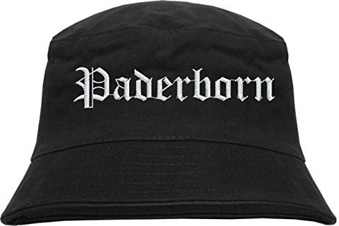 HB_Druck Paderborn Fischerhut - Bucket Hat - Bestickt - Schwarz L/XL