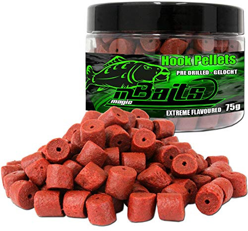 Angel-Berger Magic Baits Hook Pellets Halibut Pellets (Red Garlic, 8mm)