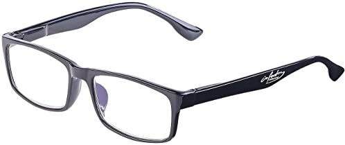 infactory Anti blaue Lesebrille: Augenschonende Bildschirm-Brille mit Blaulicht-Filter, +3,5 Dioptrien (Anti Blaulicht Brille, Lesebrille Blaulichtfilter, blau)