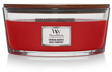 WoodWick Kerze, Crimson Berries, Large, Ellipse