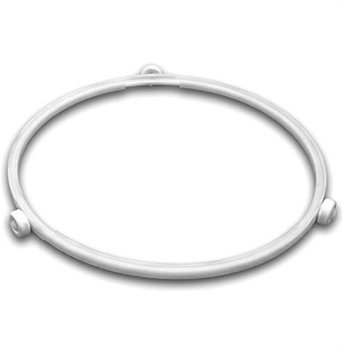 vhbw Drehring Antriebsring 16,2cm universal für Mikrowellen z.B. kompatibel mit Bosch, Siemens, AEG, Severin - weiß