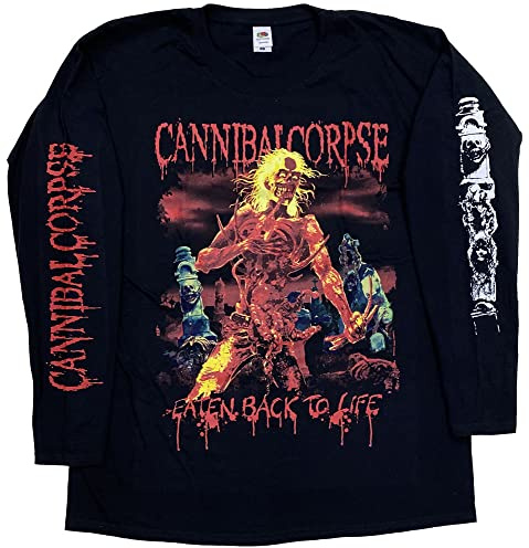 CANNIBAL CORPSE, EATEN BACK TO LIFE, UK Edition, Long Sleeve, Long Sleeve, Band T-shirt