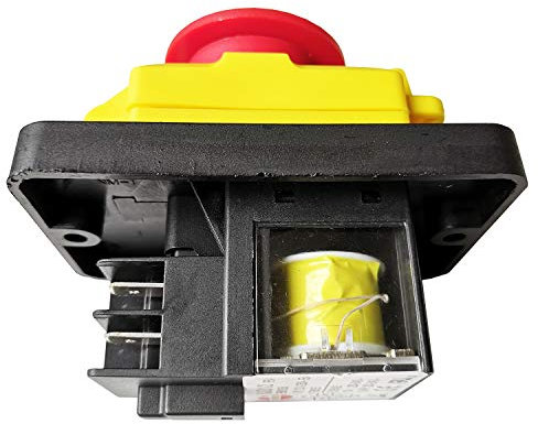 KJD12 250V 16A Impermeabile Emergenza Elettromagnetico Interruttore a Pulsante KEDU 4 Pin Per Bench Drill Macinino Sega