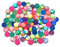 jameitop® 90 FLUMMIS gemixte Bunte Farben (Frost/Verlauf/Neon) 2 cm Spring Ball