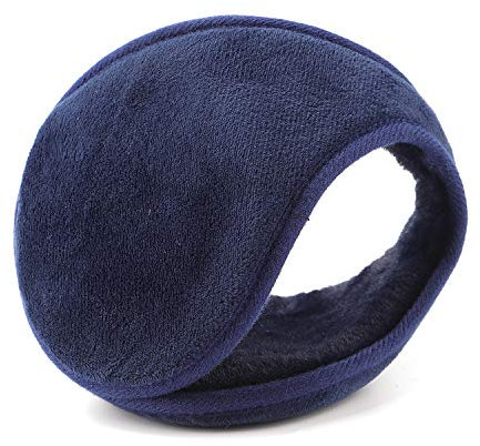 YQXCC Ohrwärmer für Männer & Frauen Klassische Fleece Unisex Winter warme Ohrenschützer(Blau)