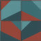 Rasch Tapeten Vliestapete (Grafisch) Blau rote 10,05 m x 0,53 m Club 419269