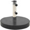 vidaXL Socle de Parasol Granite 28,5 kg Rond Noir Base Support de Parasol