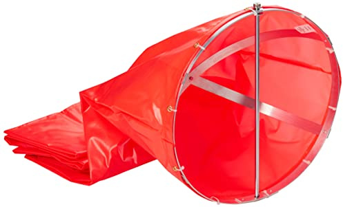 CORTINA SAFETY PRODUCTS 03-WS-8KT Windsock with Hardware,18,Open,8ft.