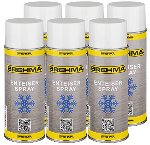6x BREHMA Enteiserspray 400ml Entfroster scheibenfrei Frostschutz Scheibe