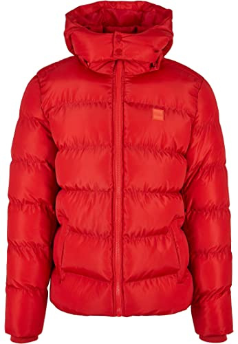 Urban Classics Homme Hooded Puffer With Quilted Interior Jacket, Hugered, S EU