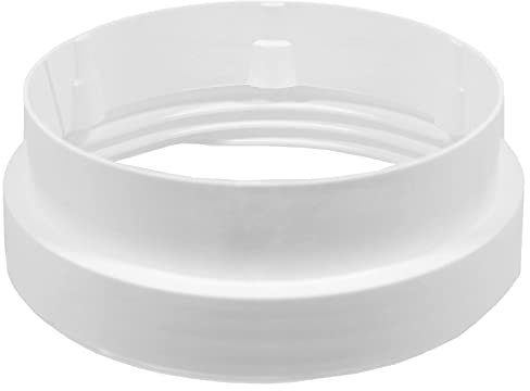 SPARES2GO Air Conditioning Vent Hose Connector Adaptor 5 125mm Threaded Duct Outlet Ring