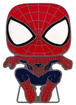 Loungefly POP! Large Enamel Pin MARVEL: SPIDERMAN ANDREW GARFIELD - Spider-Man - Spiderman No Way Home Emaille-Nadeln - Niedliche Brosche Zum Sammeln - Für Rucksäcke & Taschen - Geschenkidee