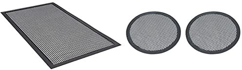 ILSA Tappetino Protezione Piano Cottura Induzione, Bordi Rinforzati, Dimensioni 24x44 cm & Set 2 Tappetini Protezione Piano Cottura Induzione, Bordi Rinforzati, Rotondo, Diametro 22 cm