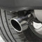 HEYCE Auto Auspuffendrohr hinten für Smart 453 Fortwo Forfour Auspuffblenden Schalldämpfer Edelstahl Chromverkleidung modifizierte hintere Schwanzkehle,Silver