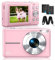 CAMKORY Digitalkamera Fotokamera FHD 1080P 44MP Kompaktkamera 16X Digitalzoom Fotoapparat Digitalkamera Klein Einfache Bedienung Selfie mit 2 Akku für Kinder Anfänger Mädchen Rosa