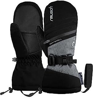 Reusch Demi R-TEX® XT Mitten Winddichte, wasserdichte, atmungsaktive und warme Fausthandschuhe Winterhandschuhe Schneehandschuhe Skihandschuhe für Damen mit Heizkissentaschen