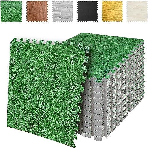 SG Traders Eva Foam Mats Interlocking Gym Flooring Puzzle Exercise Mats Non-Slip Rubber Cushion Floor Tiles Interlocking Eva Mat Gym Workout Tiles (60x60cm) 24 x 24