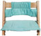 Shabany® Hochstuhl Sitzkissen 100% Bio Baumwolle | Classic Kissen Sitzbezug | Hochstuhlauflage | 2-teilig passend für Stokke Tripp Trapp Kinderhochstuhl | maschinenwaschbar | einfache Befestigung