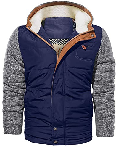 Arbeitsjacke Herren Winter - Arbeitsanzug Mit Abnehmbarer Kapuze Regen Arbeitsjacke Herren Wasserdicht Halloween Pilotenjacke Herren Baumwolle Herren Leichte Dünne Bomberjacke