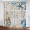 GIOVIA 3D Maritime Gardinen Abdunkelnde Strand Seestern Kindervorhänge Vorhang mit ösen 2er Set Vorhänge Blickdicht Verdunkelungs für Kinderzimmer Schlafzimmer Wohnzimmer B 140 X H 160 cm