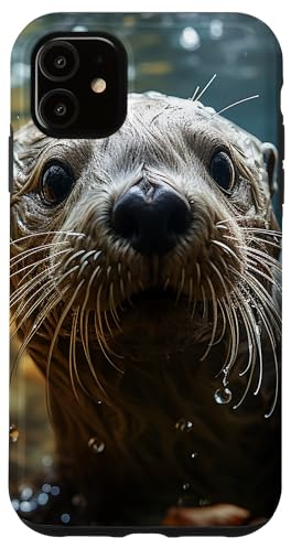 Sea Otter Animal Lover Case for iPhone 11