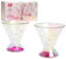 Paris Hilton Lot de 2 verres à double paroi pour martinis, cocktails, cosmopolites, margaritas, 207 ml, irisé avec cœurs pailletés