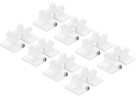 sourcing map RC Hinges 1.2 Inch x 0.6 Inch Adjustable Hatch Hinge for RC Model Airplane Parts 8 Pcs